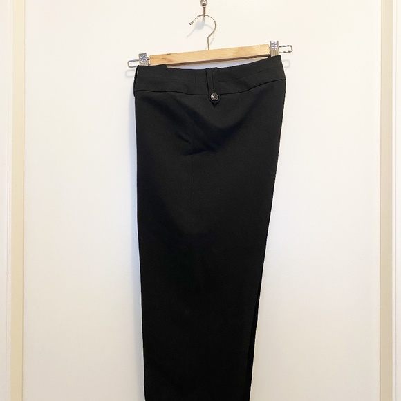 Optimum Structured Pleat Capri Dress Pant Black 4 - Picture 8 of 8